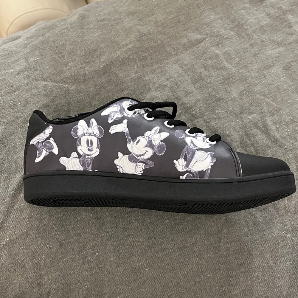 Disney Black and White Cartoon Sneakers
